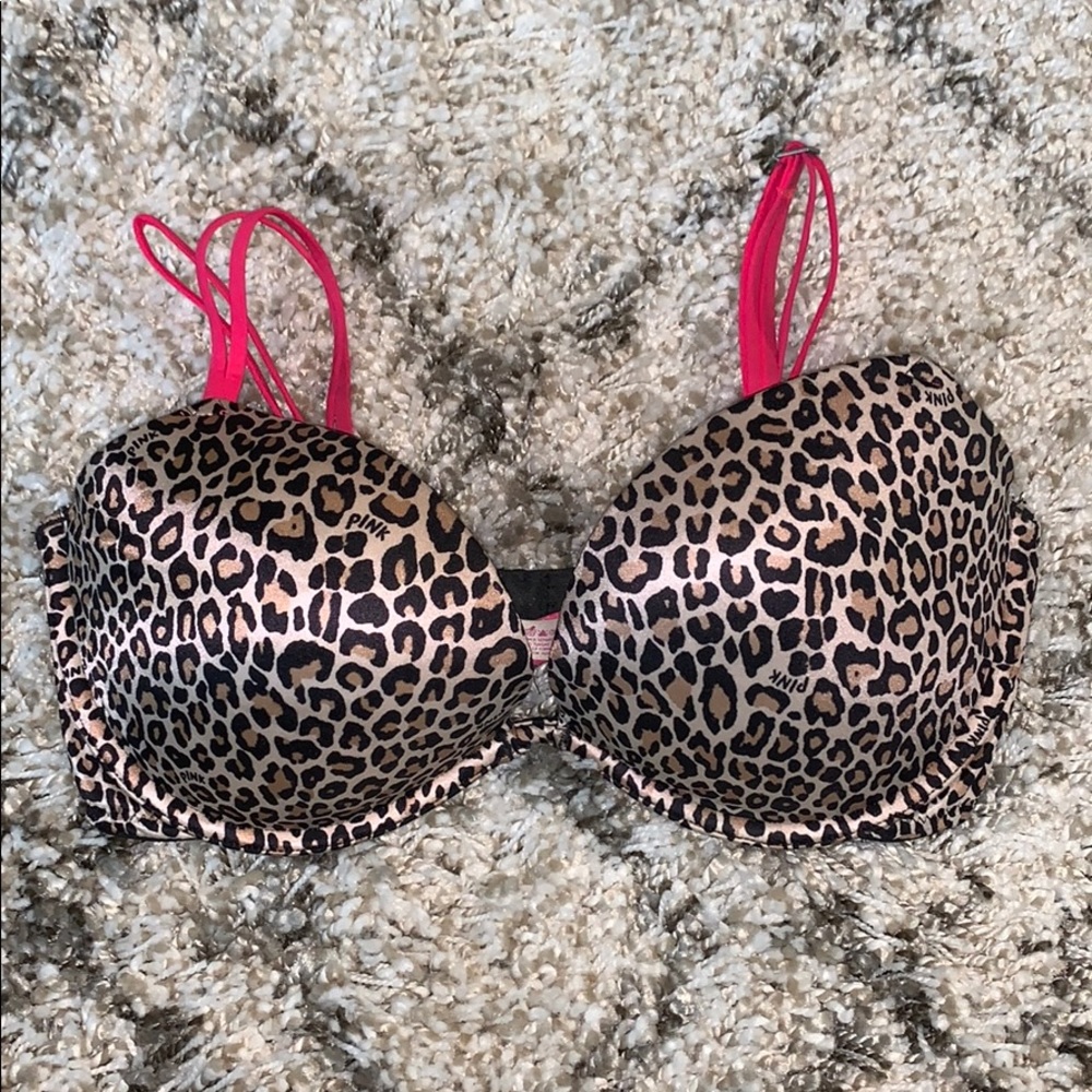 Victoria’s Secret PINK cheetah push up bra 34D